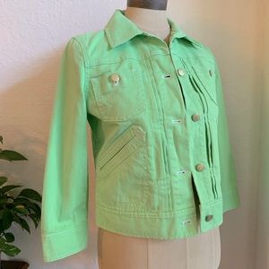 Lime green Ralph Lauren Denim Jacket